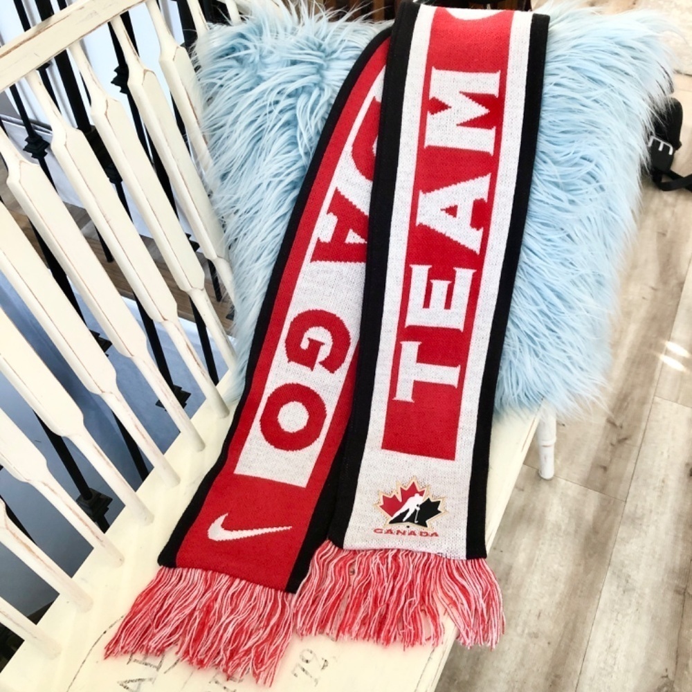Nike, Team Canada, Hockey, League, Scarf, 56" x 6.5", NEW, Without Tags - Picture 4 of 9